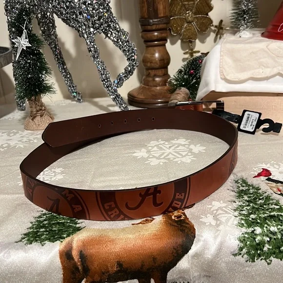 Eagles Wings Alabama sz 38 leather belt New - Picture 6 of 6
